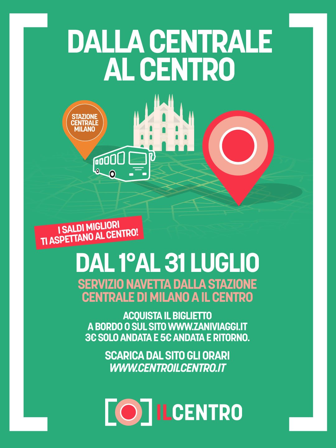 IN VIAGGIO VERSO IL CENTRO DI ARESE: DI CORSA VERSO I SALDI!