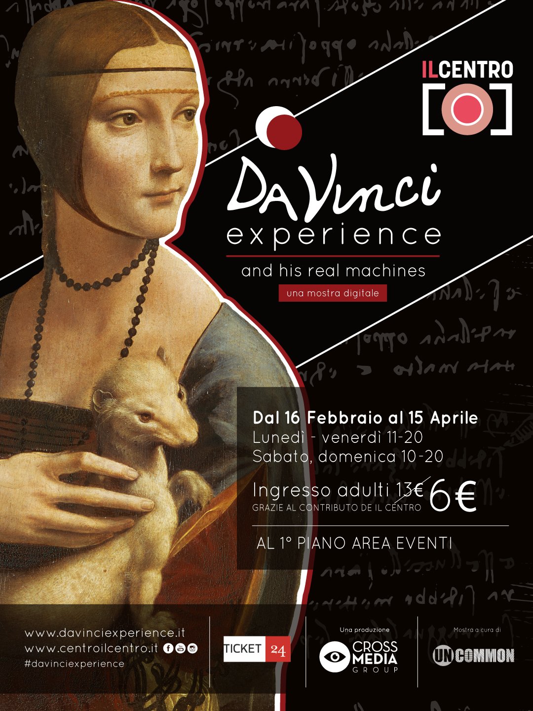 Con “Da Vinci experience”, IL CENTRO diventa il laboratorio del genio italiano