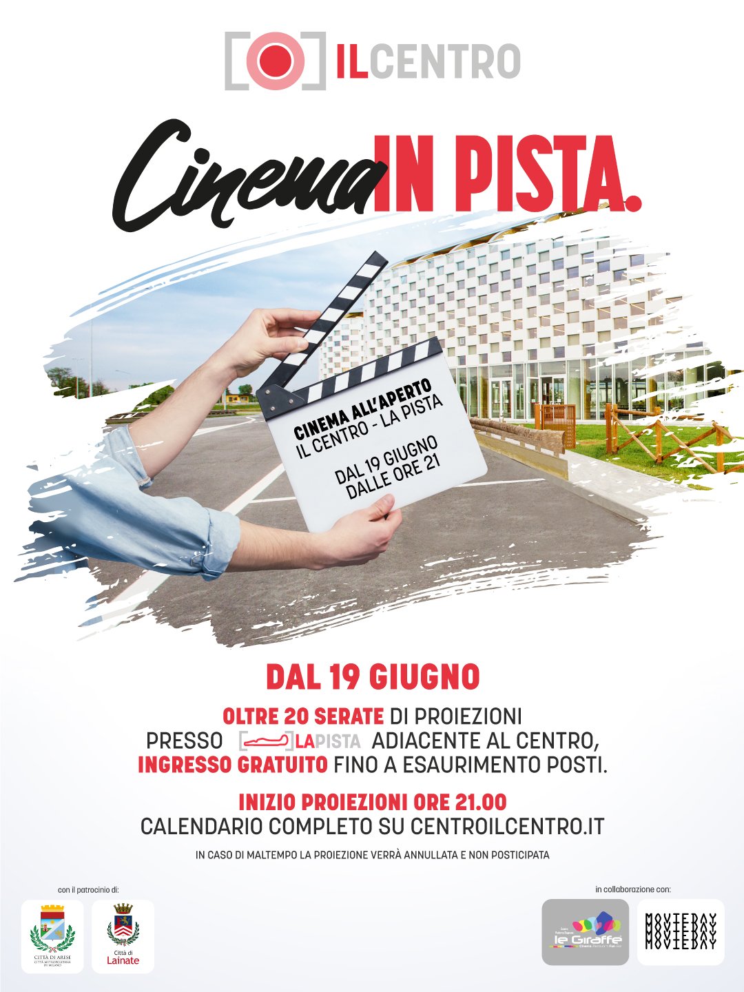 A IL CENTRO DI ARESE ARRIVA CINEMA IN PISTA PER UN’ESTATE MAGICA SOTTO LE STELLE