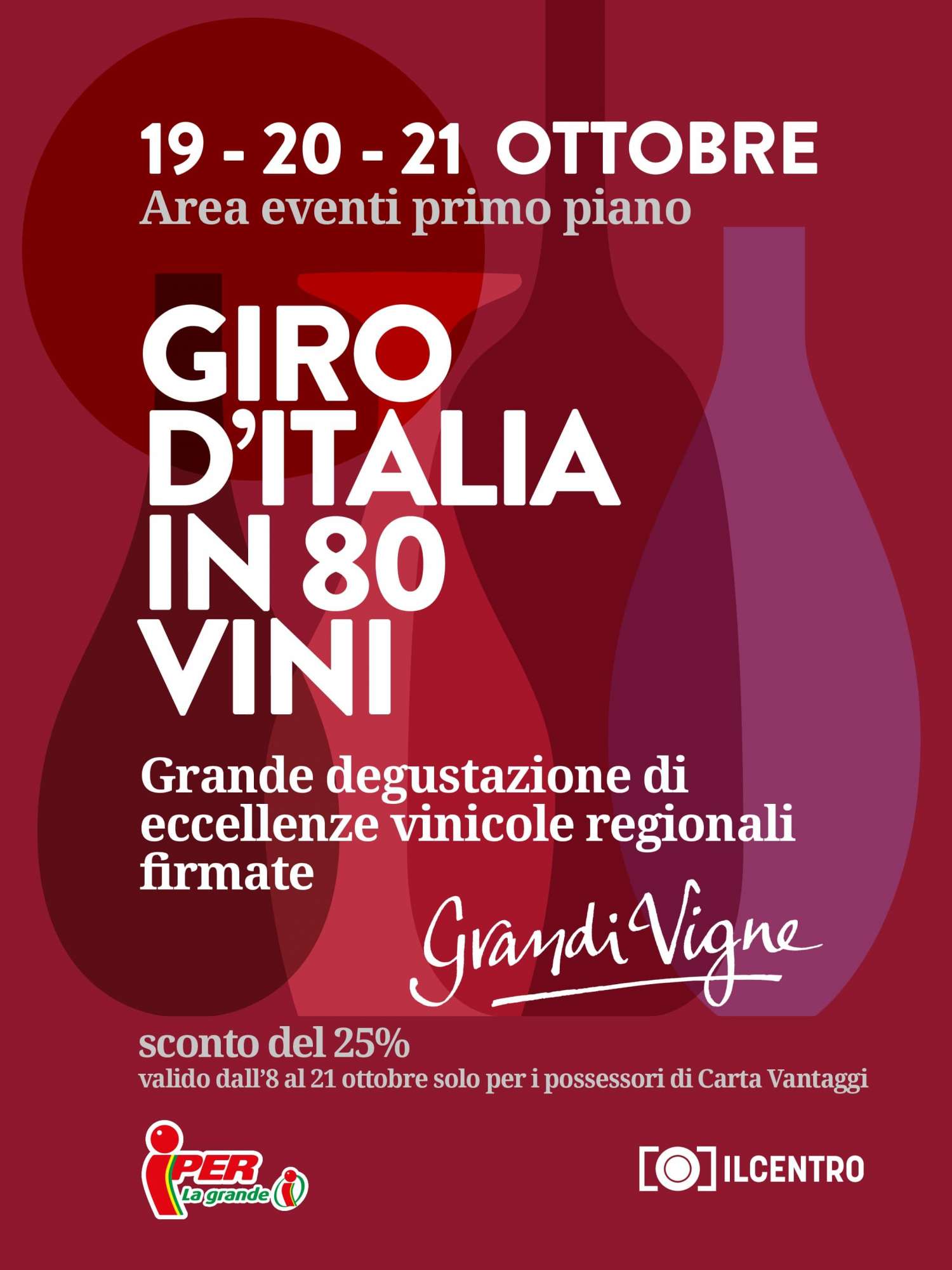 AUTUNNO A IL CENTRO: SI RINNOVA L’APPUNTAMENTO CON GRANDI VIGNE