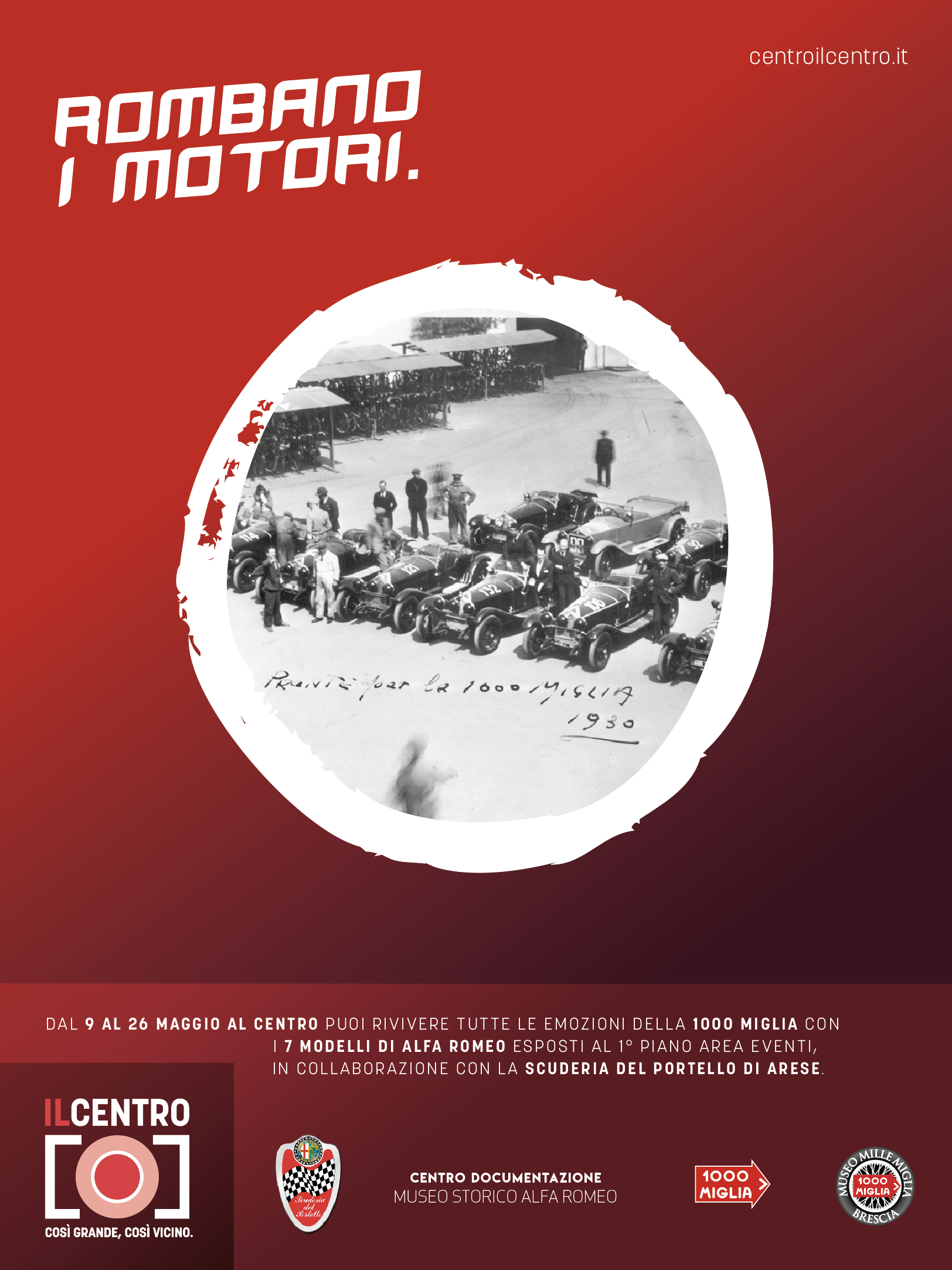 Rivivi la storia di Alfa Romeo e 1000 Miglia a IL CENTRO di Arese