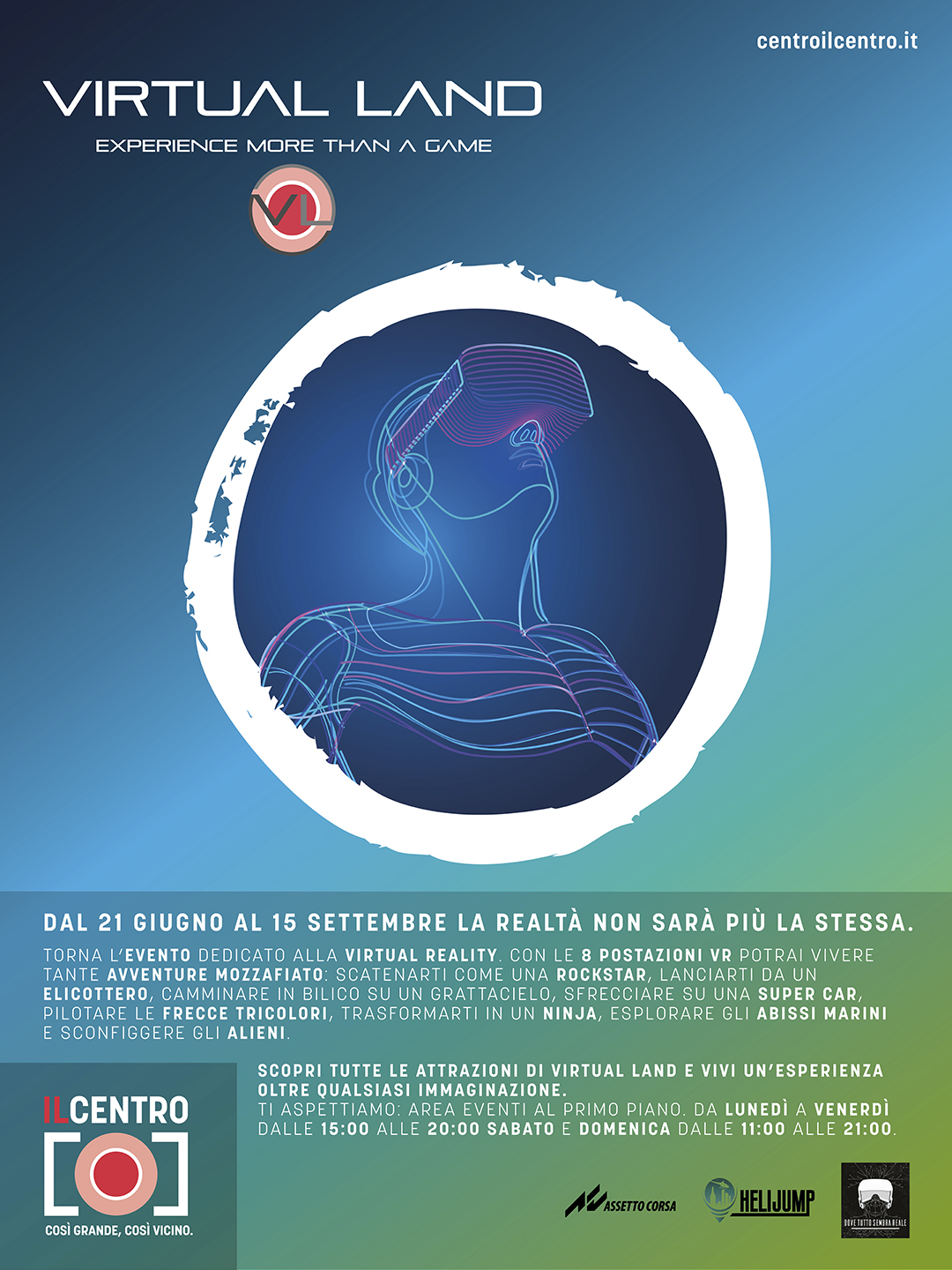 A IL CENTRO TORNA VIRTUAL LAND PER UN’ESTATE … DA BRIVIDO