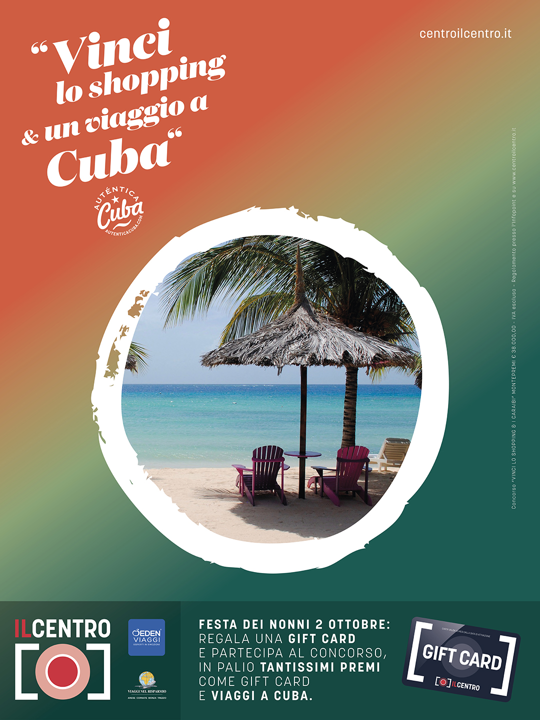 Auguri a tutti i nonni! Vinci lo shopping e…viaggi con la gift card IL CENTRO!