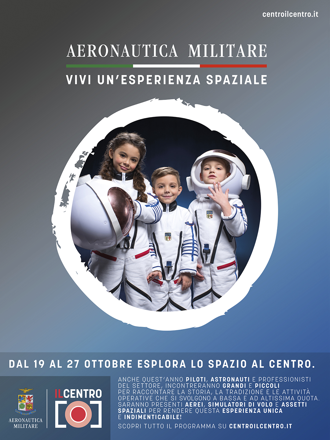L’Aeronautica Militare torna a IL CENTRO di Arese con un’esposizione coinvolgente e nuovi imperdibili appuntamenti “spaziali”