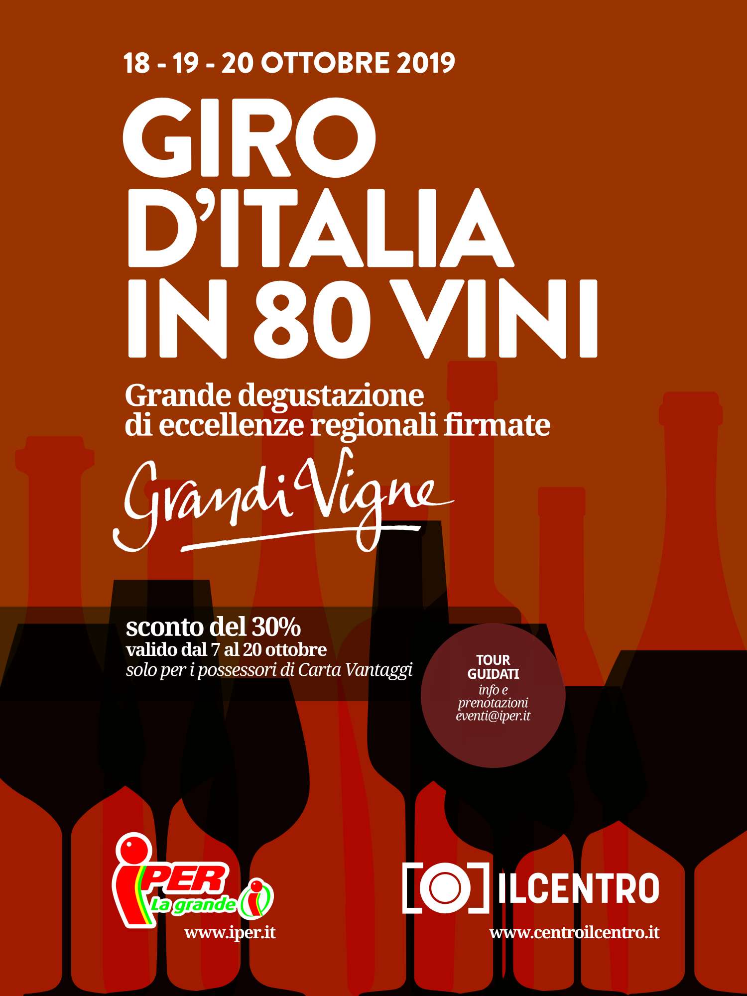 AUTUNNO A IL CENTRO: SI RINNOVA L’APPUNTAMENTO CON GRANDI VIGNE
