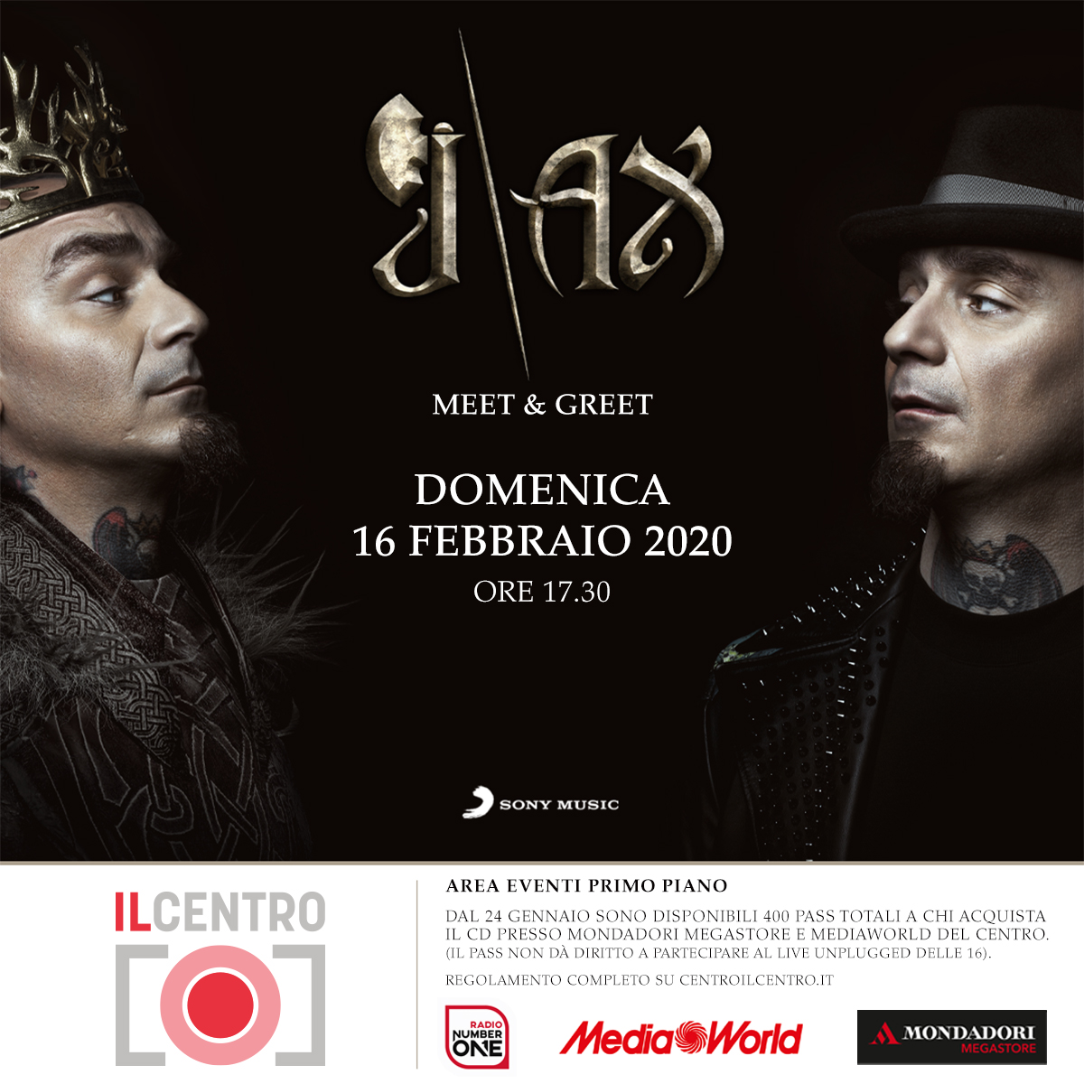 16 Febbraio 2020 A IL CENTRO di Arese arriva J-AX con la tappa finale del suo instore tour con mini live