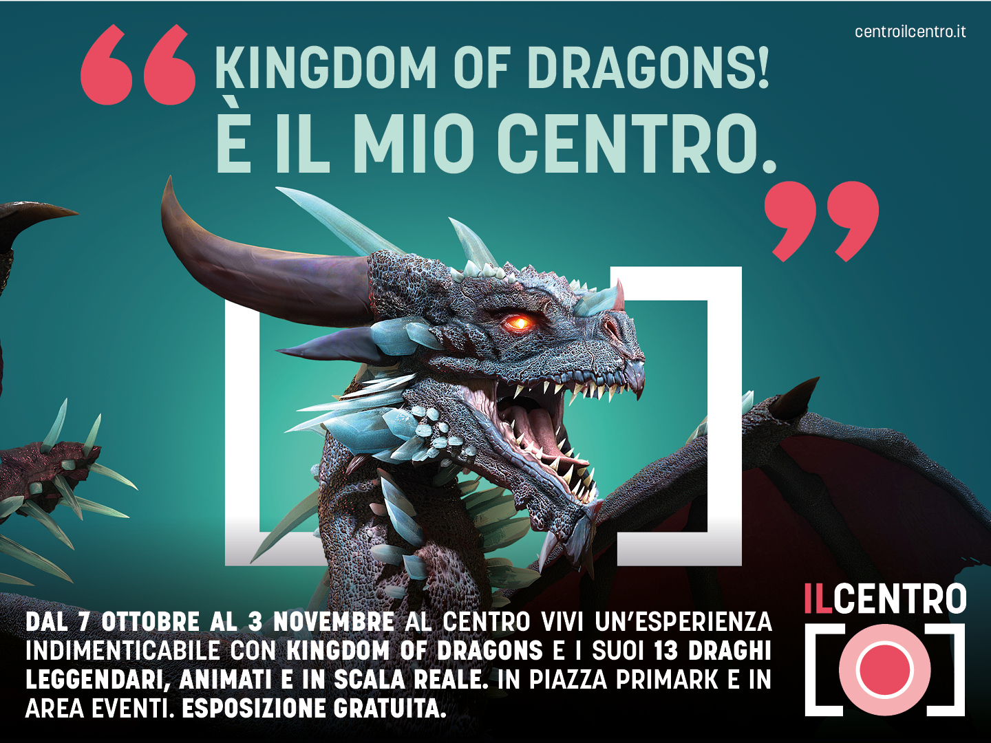 A IL CENTRO arriva  Kingdom of Dragons  Un viaggio nel …fuoco della leggenda