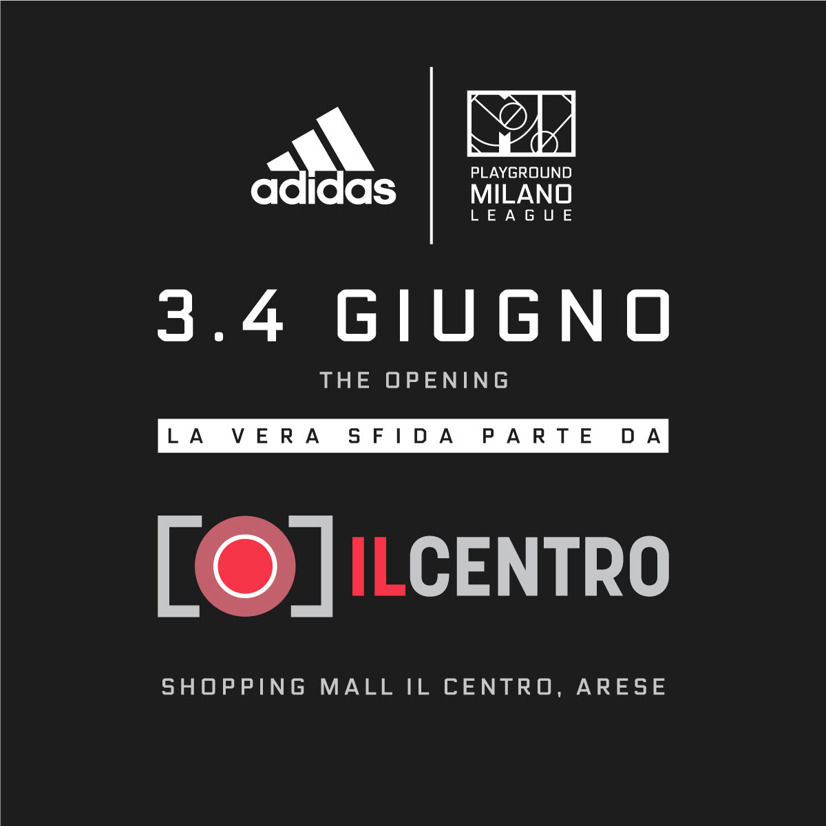 A IL CENTRO PRENDE IL VIA LA 5^ EDIZIONE DELL’EVENTO ADIDAS PLAYGROUND MILANO LEAGUE