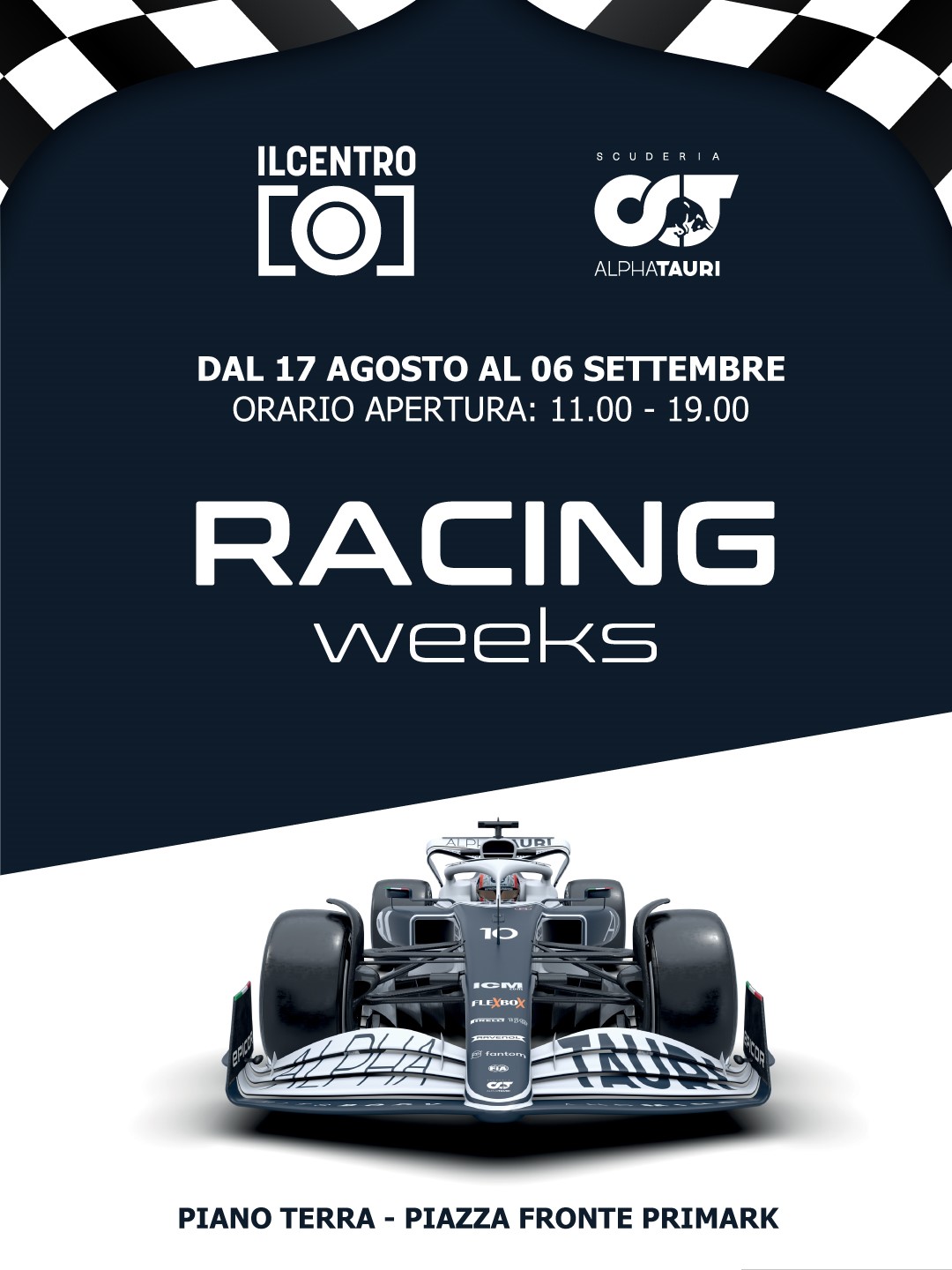 IL CENTRO ADRENALINA PURA CON LE RACING WEEKS IN COLLABORAZIONE CON SCUDERIA ALPHATAURI
