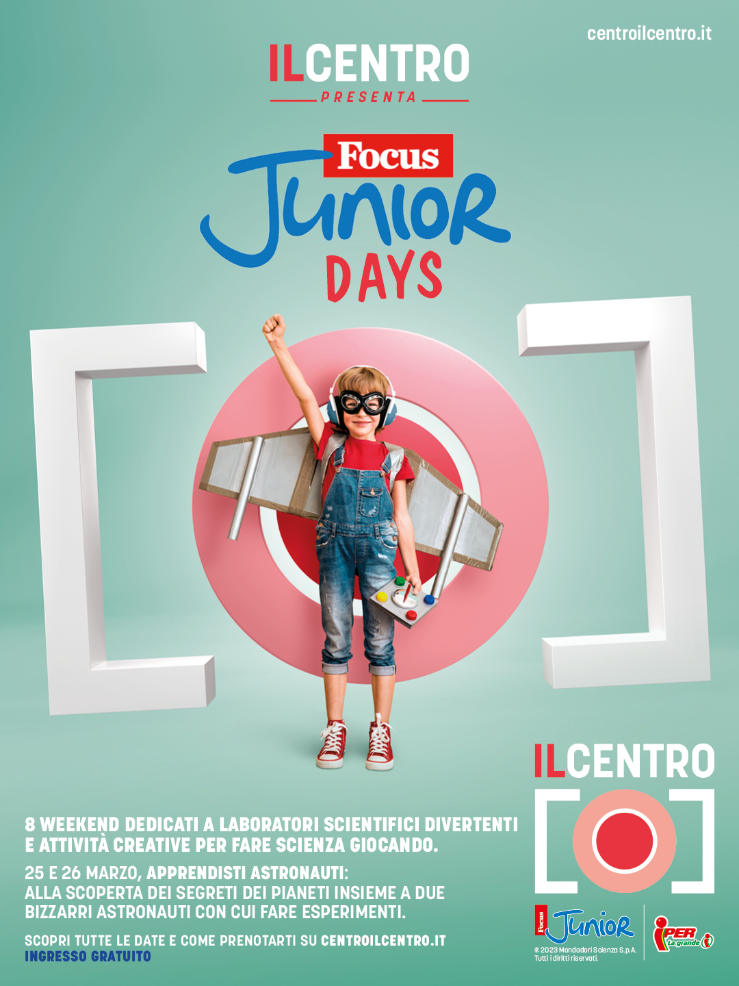 FOCUS JUNIOR DAYS è il nuovo progetto evento de IL CENTRO di Arese dedicato ai bambini e alle famiglie