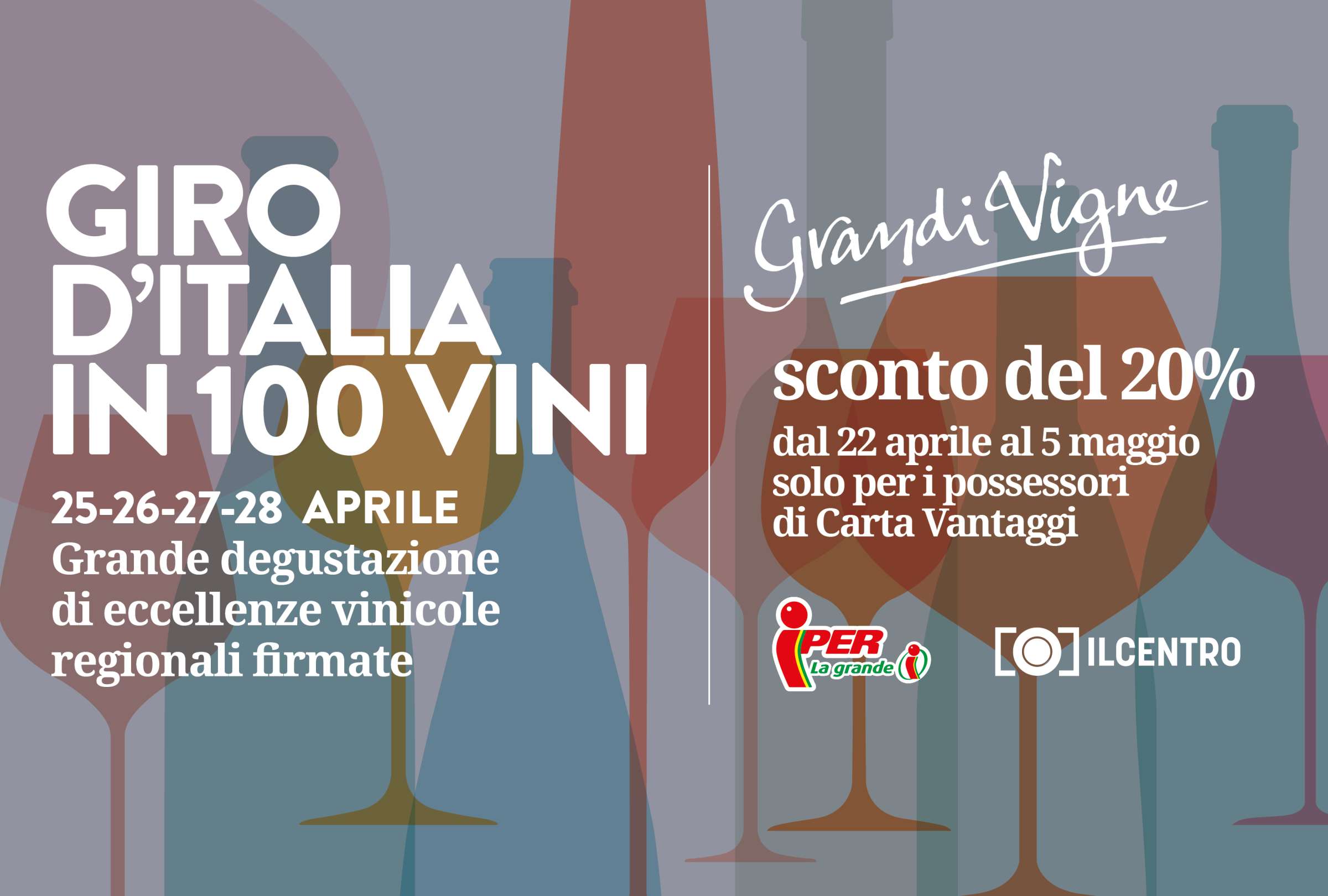 “Il giro d’Italia in 100 vini” con Grandi Vigne!