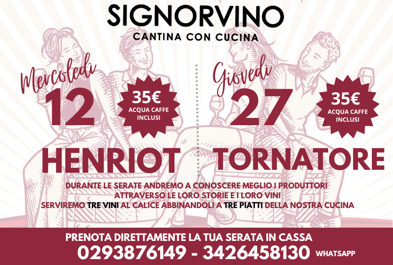 DIVERTITI CON GUSTO DA SIGNORVINO!