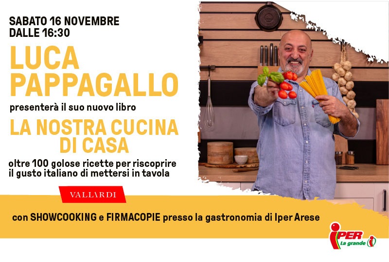 Appuntamento con Luca Pappagallo!