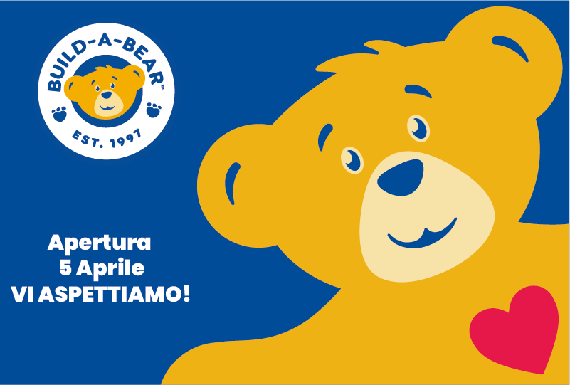 Sabato 5 aprile apre Build-a-Bear Workshop!