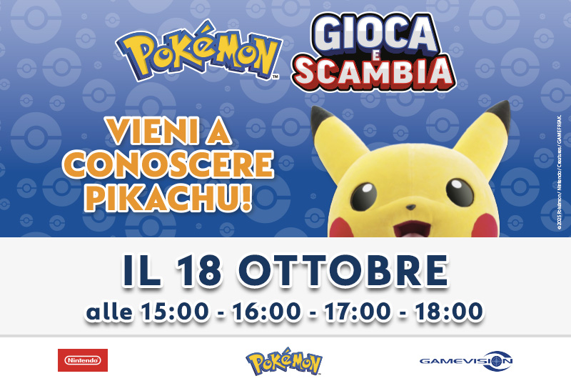 Pokémon Gioca e Scambia ritorna al Centro di Arese!