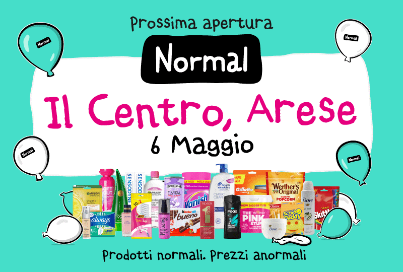 🎉 NORMAL apre ad Arese! 🎉 