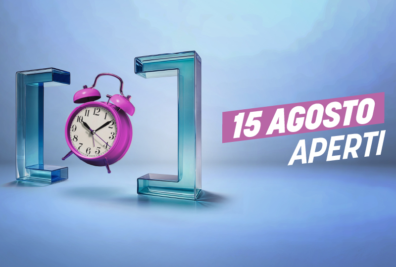 Il 15 agosto Il Centro di Arese sarà aperto!