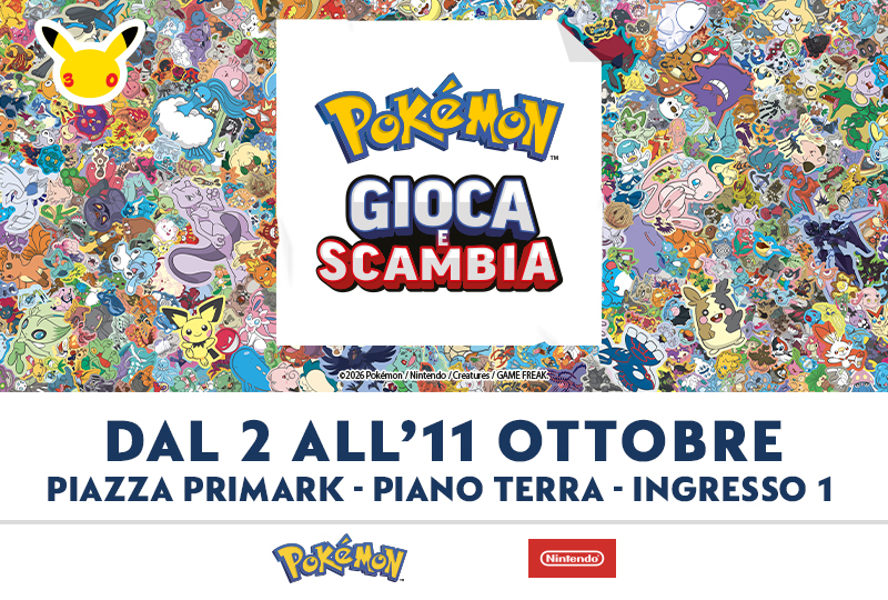 Celebra 30 anni di Pokémon insieme ad amici e appassionati!